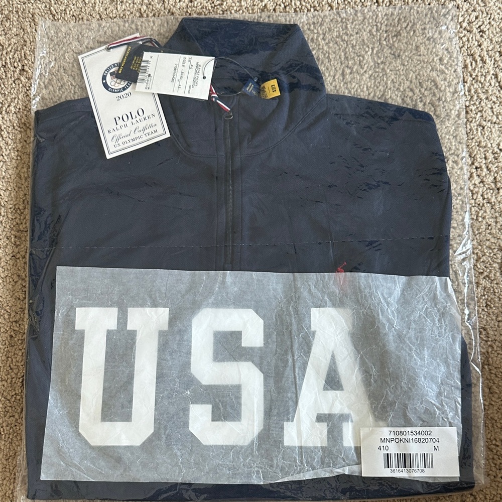 Ralph Lauren Official Olympic Navy Team USA Jacket